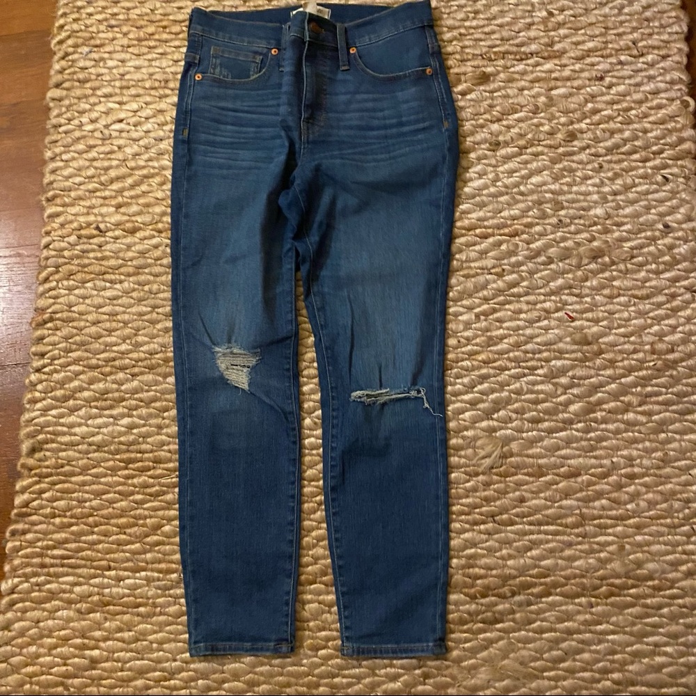 Madewell Jeans High rise skinny crop 27